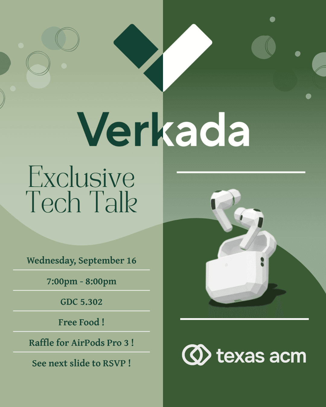 Verkada Tech Talk event flyer