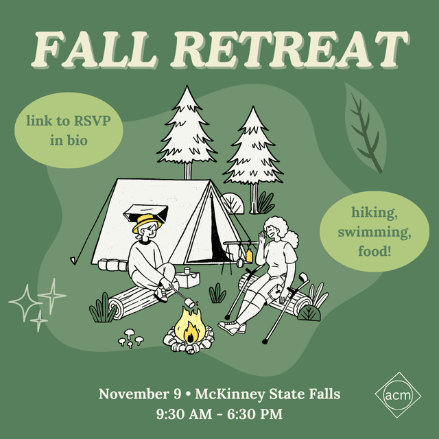 ACM Fall Retreat Flyer