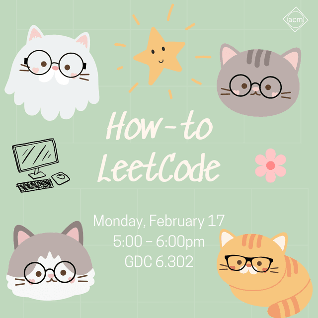 Leetcode workshop flyer